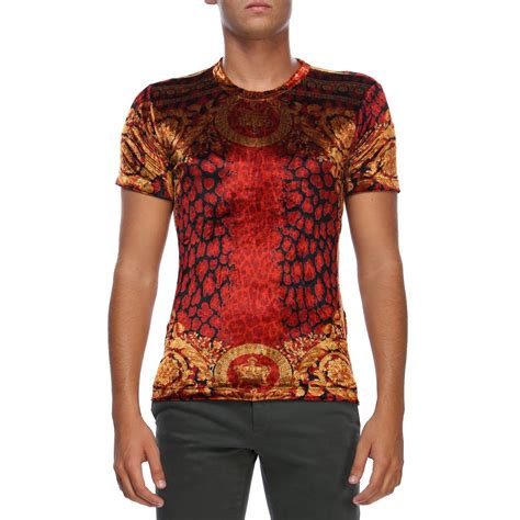 versace t shirt herren outlet|versace denim shirt.